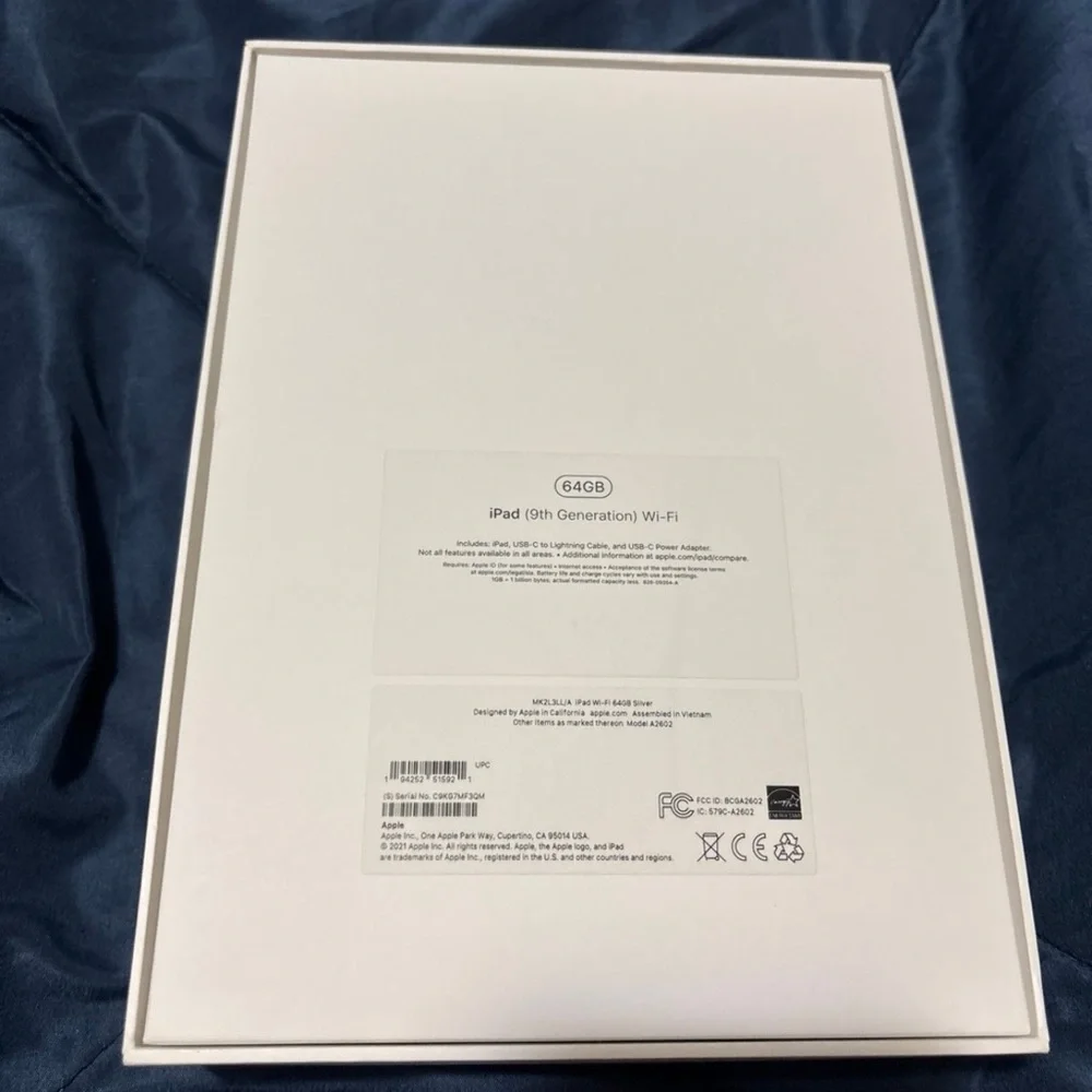 iPad 9th Generation WiFi 64 GB in Silver